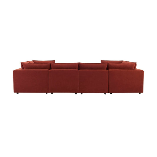 Boston U - Shape Sofa - Rust - DUSK