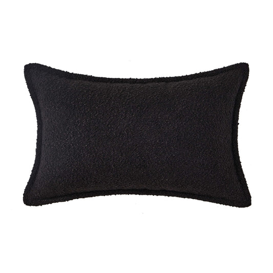 Boucle Cushion Cover - Black - DUSK