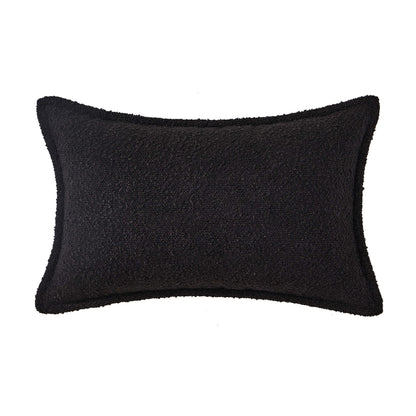 Boucle Cushion Cover - Black - DUSK