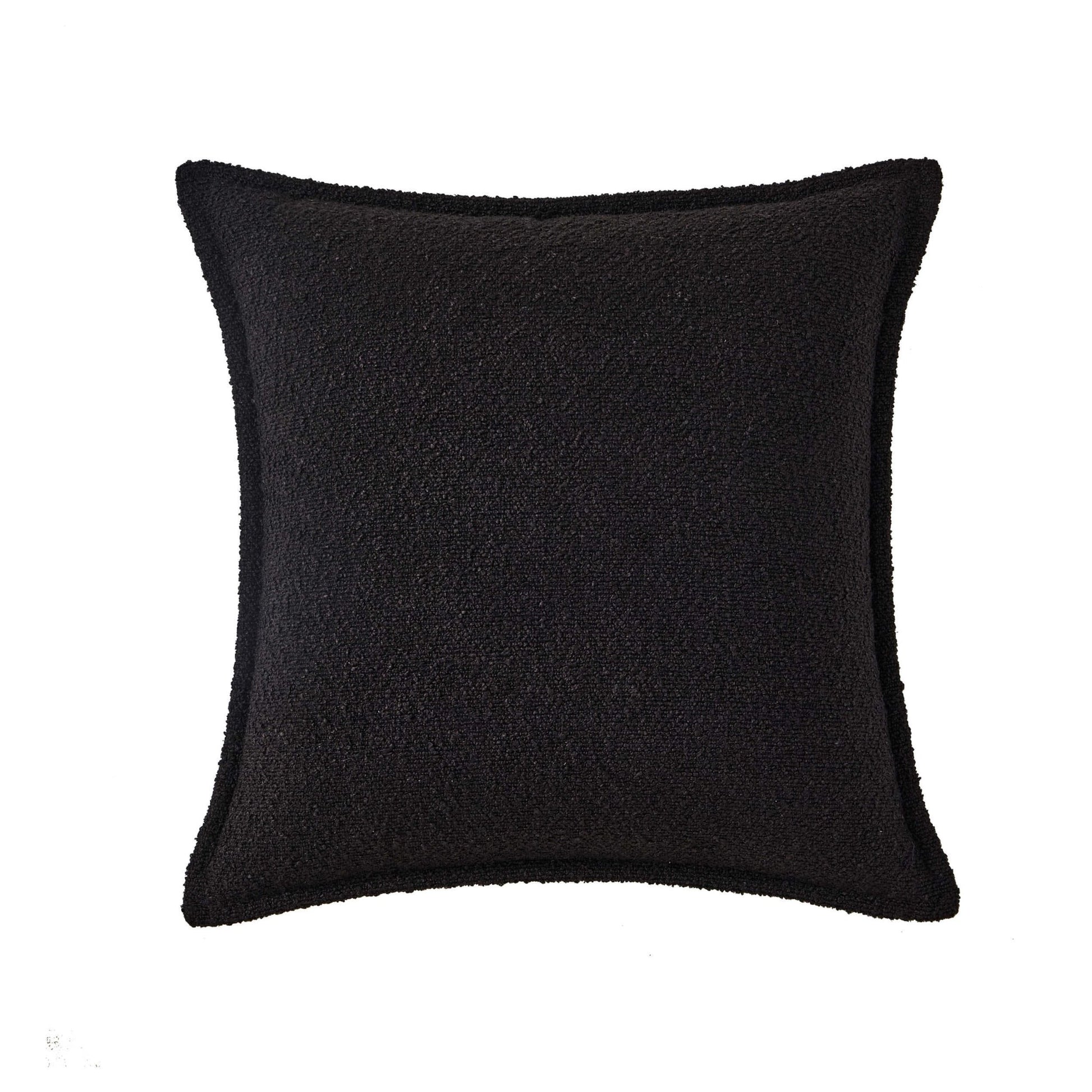 Boucle Cushion Cover - Black - DUSK