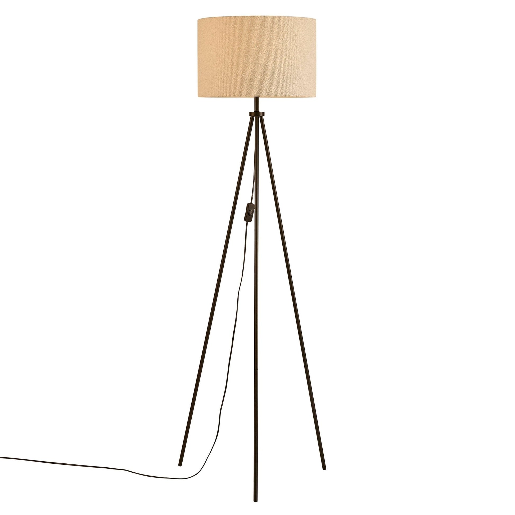 Boucle Floor Lamp - Ecru - DUSK