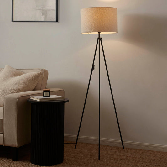 Boucle Floor Lamp - Ecru - DUSK