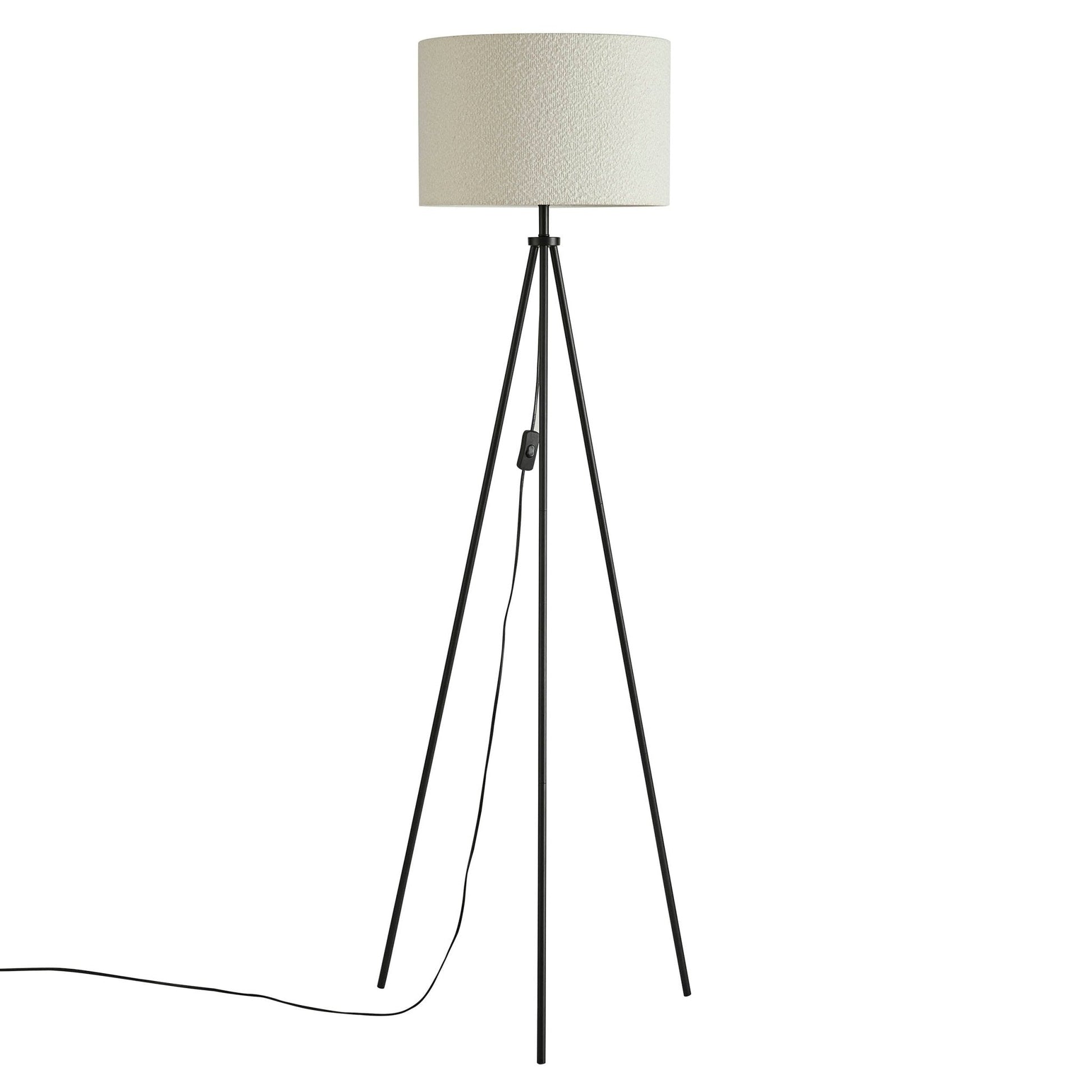 Boucle Floor Lamp - Ecru - DUSK