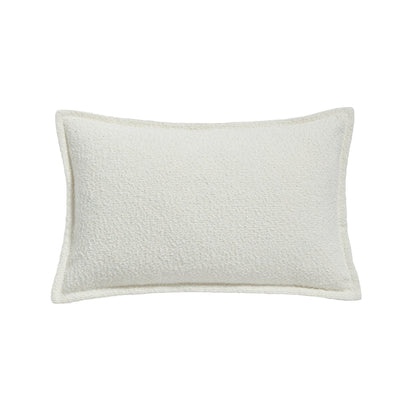 Boucle Sofa Cushion Cover - White - DUSK