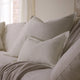 Boucle Sofa Cushion Cover - White - DUSK