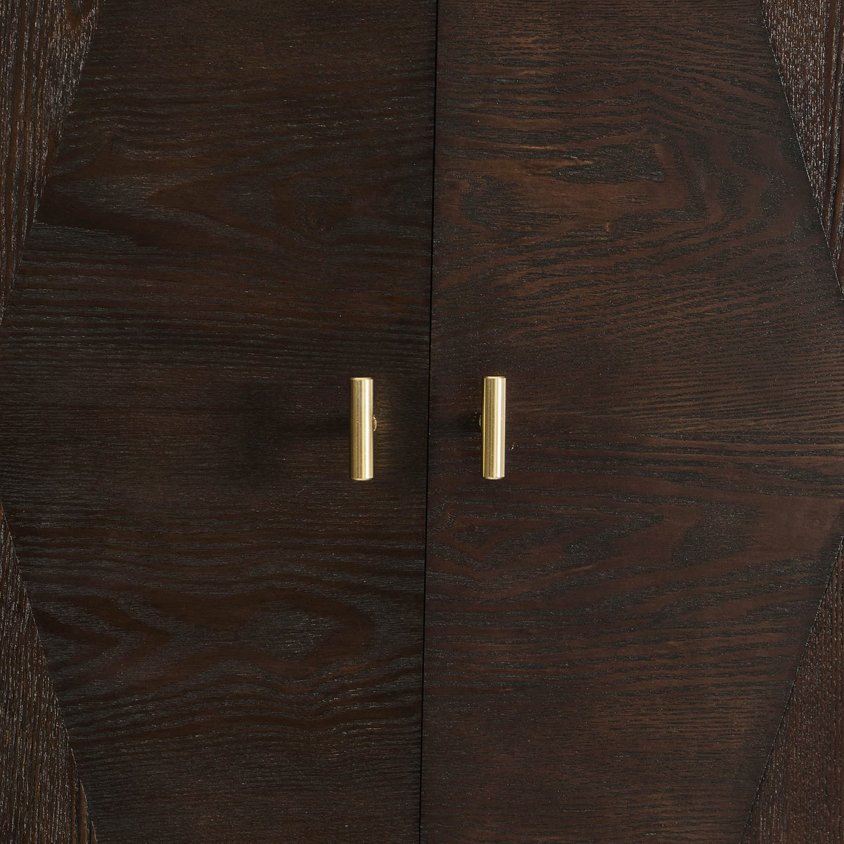Brianna Concave 2 Door Wardrobe with Drawers - Walnut - DUSK