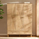 Brianna Concave 3 Door Wardrobe with Drawers - Light Wood - DUSK