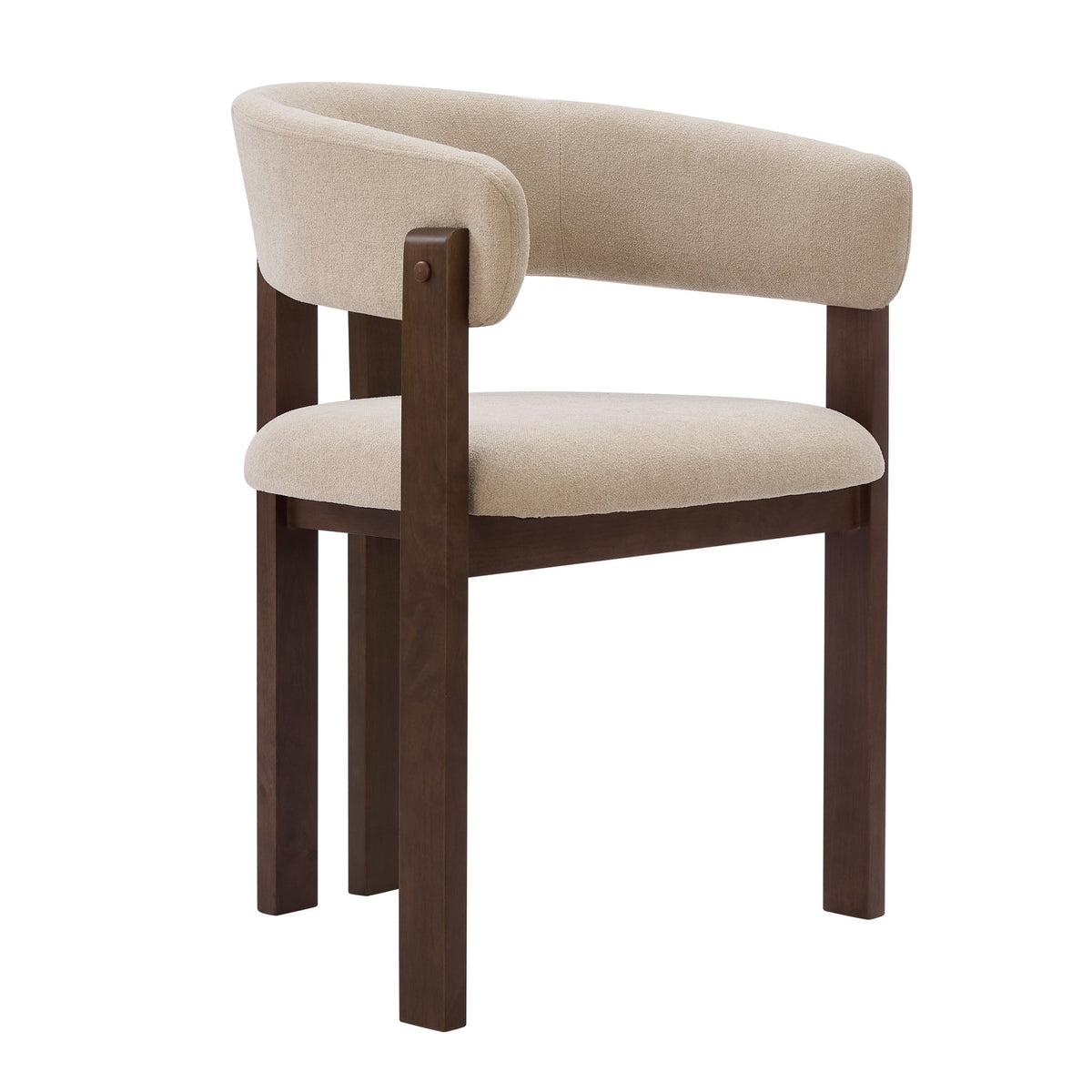 Bridget Set of 2 Dining Chairs - Chenille Oatmeal - DUSK