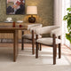 Bridget Set of 2 Dining Chairs - Chenille Oatmeal - DUSK