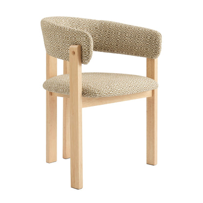 Bridget Set of 2 Dining Chairs - Geo Mustard - DUSK