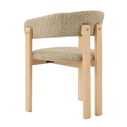 Bridget Set of 2 Dining Chairs - Geo Mustard - DUSK