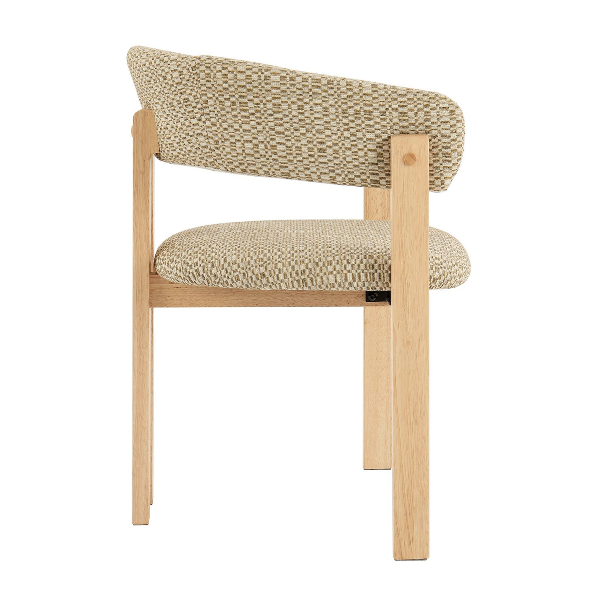 Bridget Set of 2 Dining Chairs - Geo Mustard - DUSK