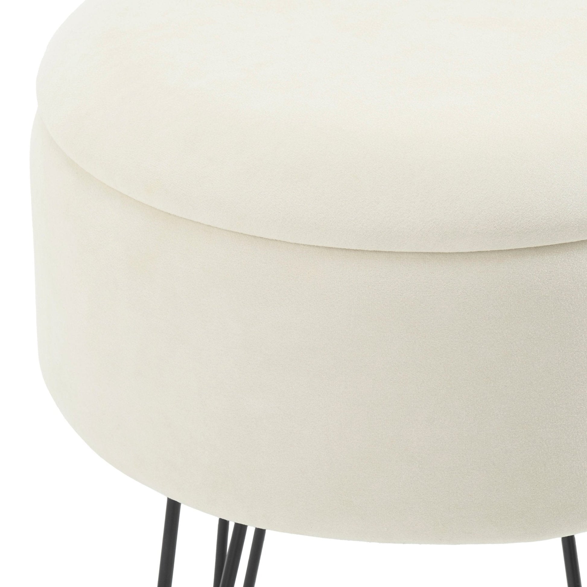 Brighton Hairpin Stool - Ecru - DUSK