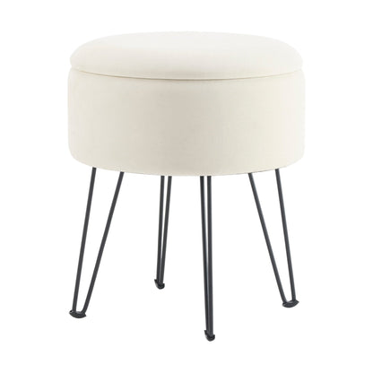 Brighton Hairpin Stool - Ecru - DUSK