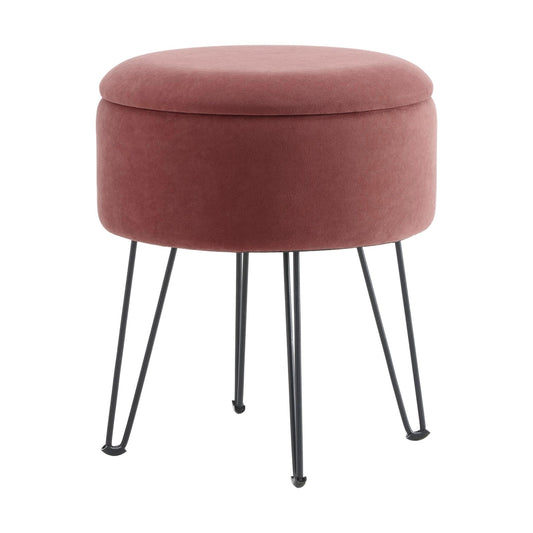 Brighton Hairpin Stool - Pink - DUSK