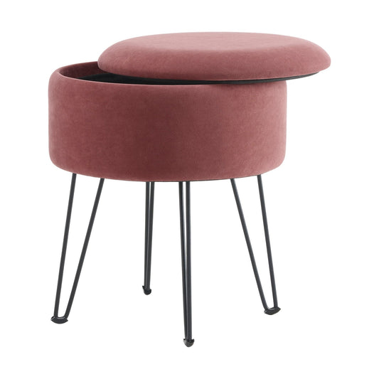 Brighton Hairpin Stool - Pink - DUSK