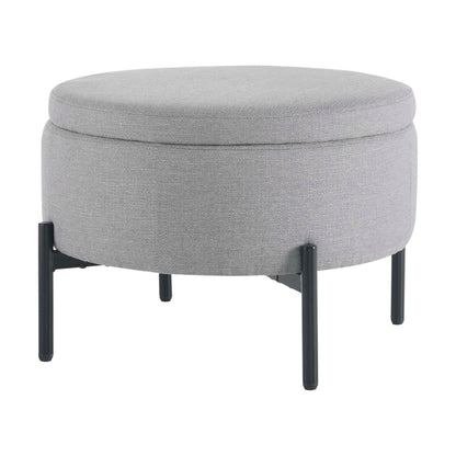 Bristol Pouffe - Mid Grey - DUSK