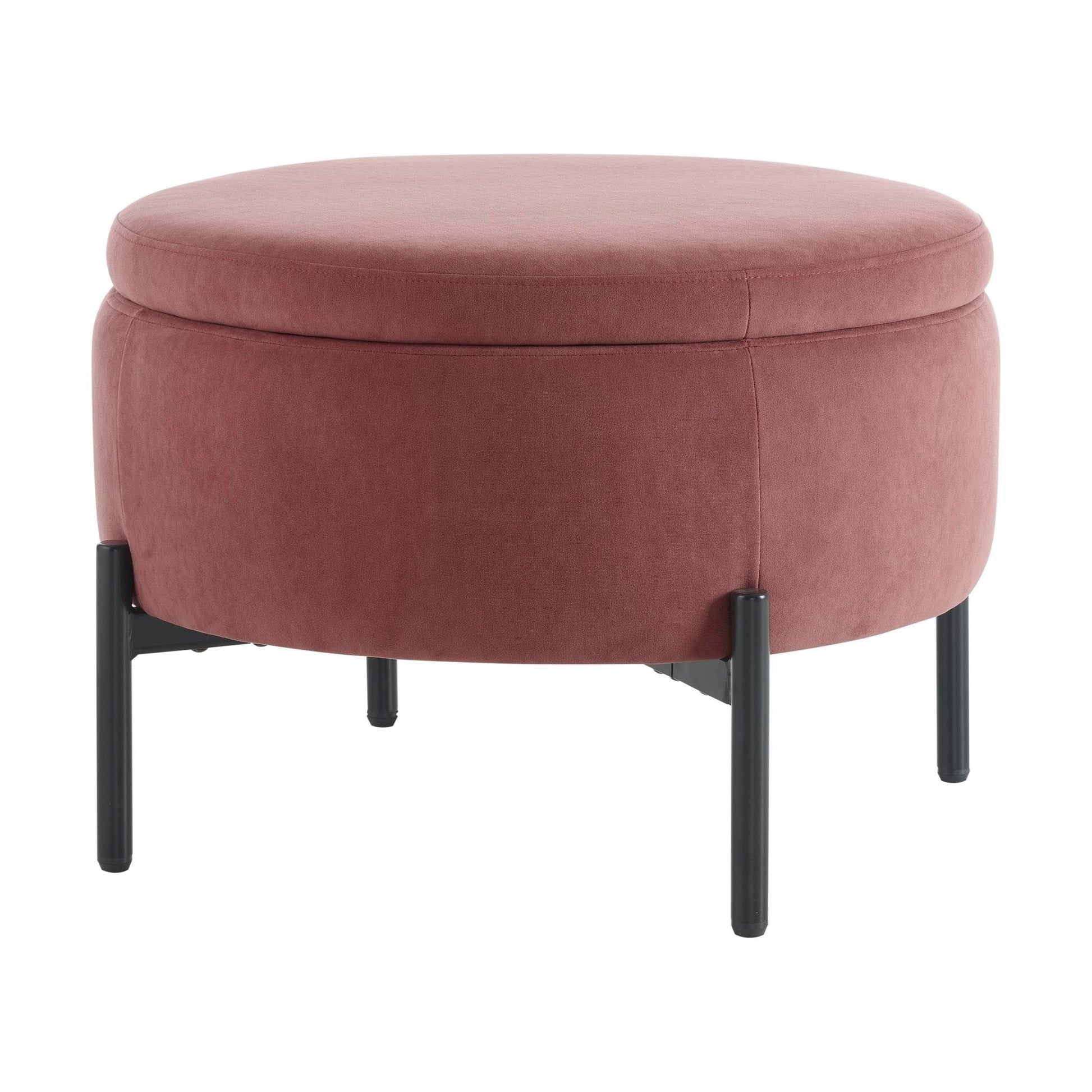 Bristol Pouffe - Pink - DUSK