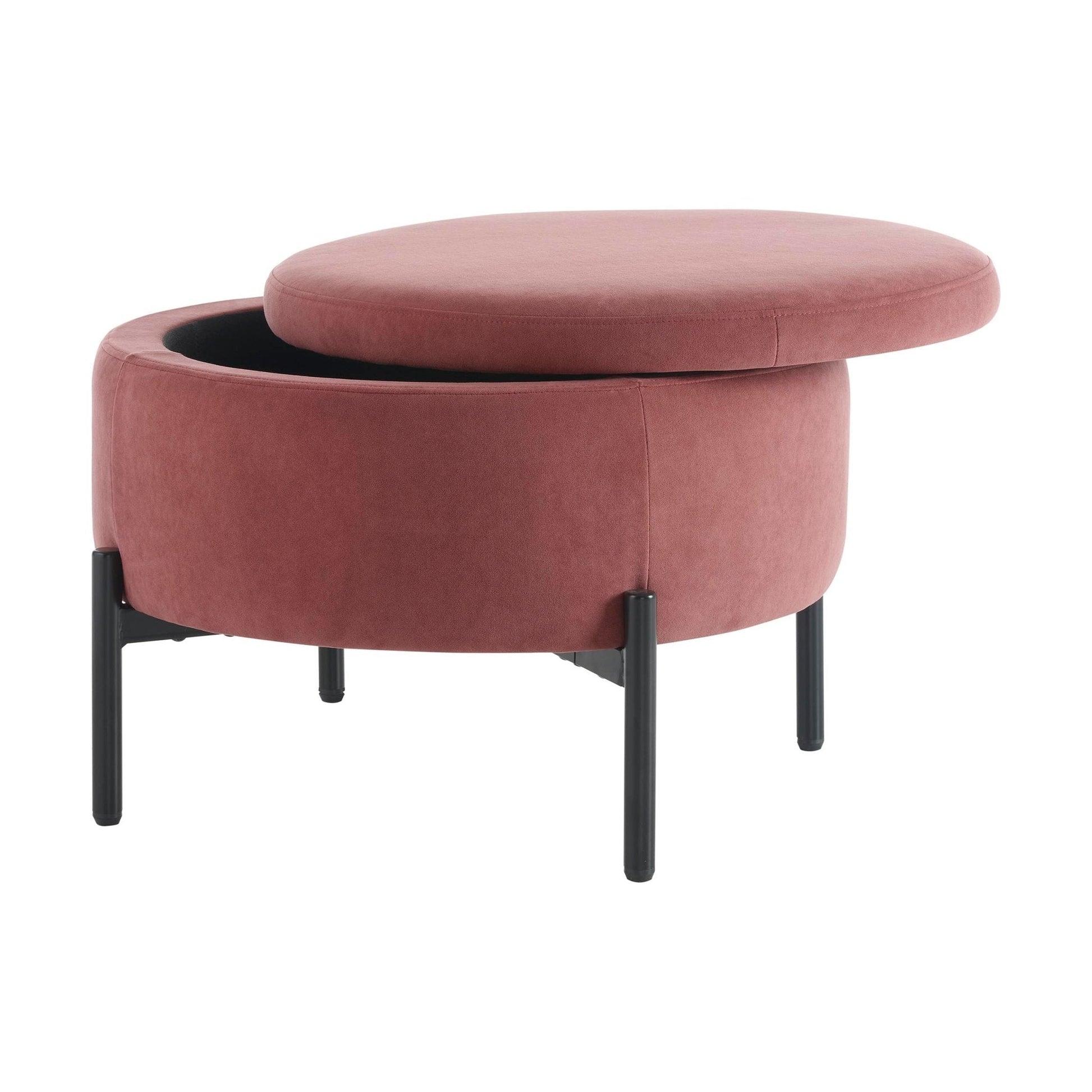 Bristol Pouffe - Pink - DUSK