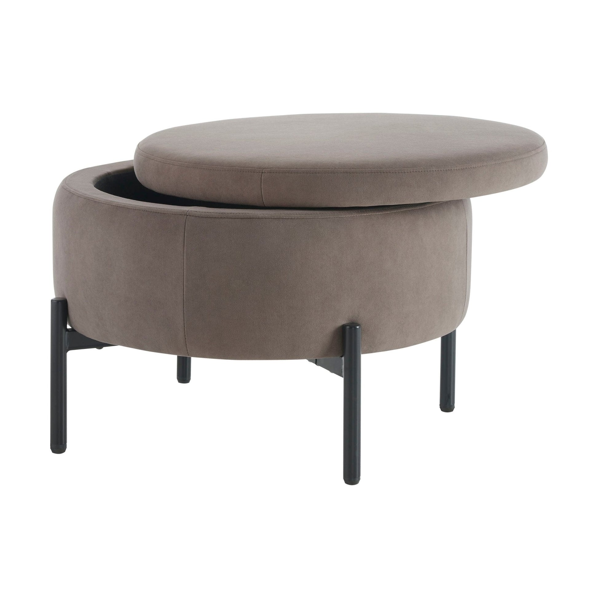 Bristol Pouffe - Taupe - DUSK