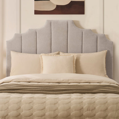 Bronte Ottoman Storage Bed - Chenille Light Grey - DUSK