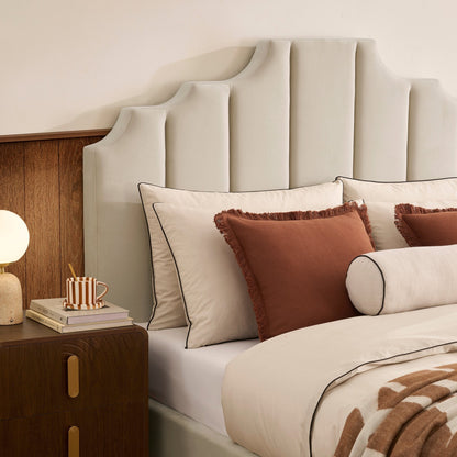 Bronte Ottoman Storage Bed - Ecru - DUSK