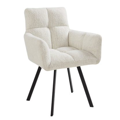 Brooke Dining Chair - Boucle Ivory - DUSK
