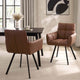 Brooke Dining Chair - Faux Leather - Tan - DUSK