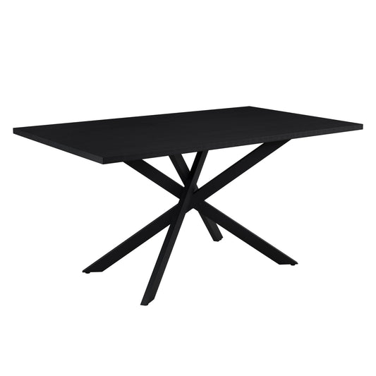 Brooke Rectangle 4 - 6 Seater Dining Table - Black - DUSK