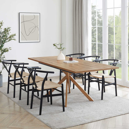 Brooke Rectangle Extendable 6 - 10 Seater Dining Table - Wood - DUSK