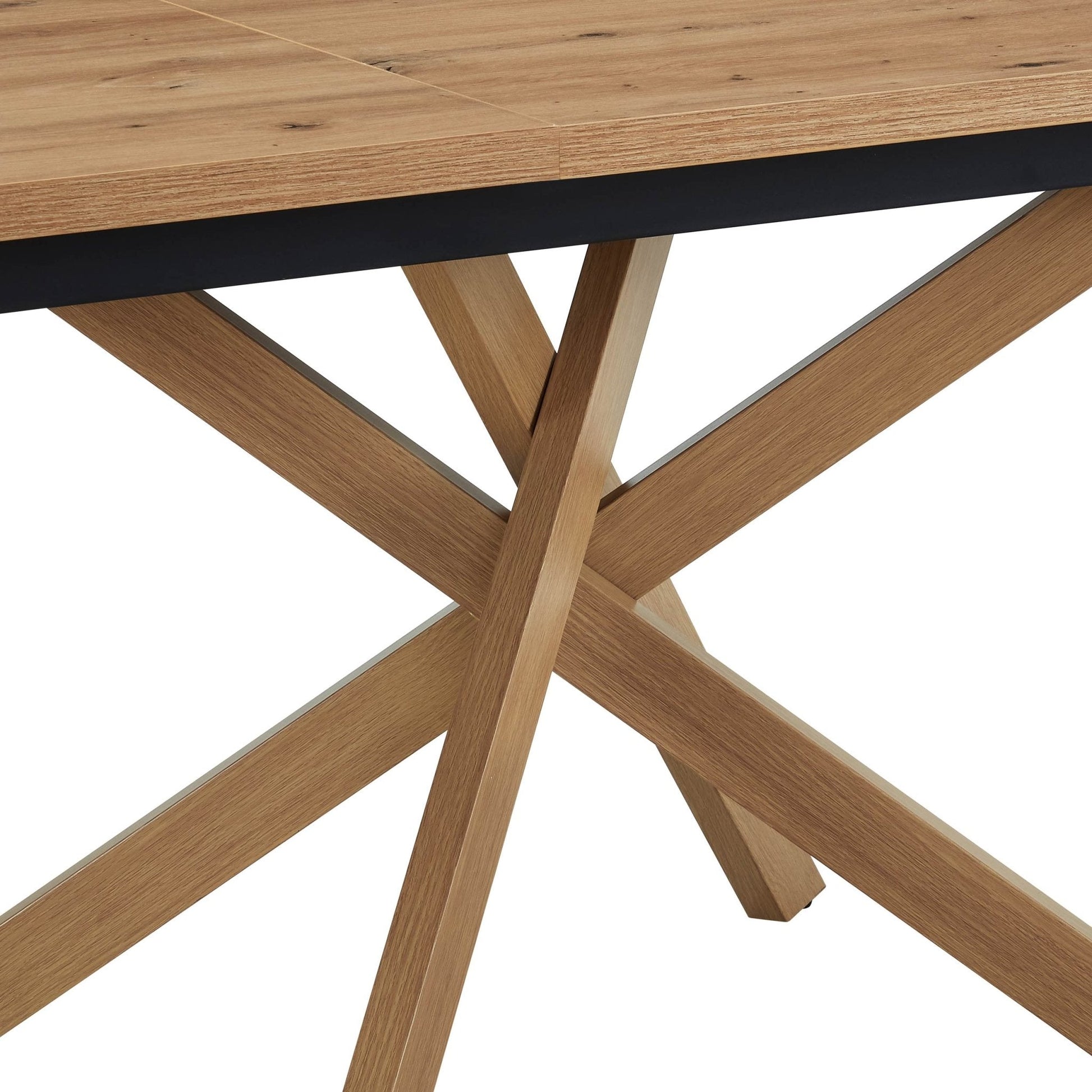 Brooke Rectangle Extendable 6-10 Seater Dining Table - Wood - DUSK