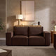 Brooklyn 2 Seater Sofa - Cappuccino - DUSK