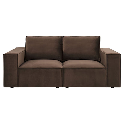 Brooklyn 2 Seater Sofa - Cappuccino - DUSK
