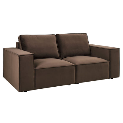 Brooklyn 2 Seater Sofa - Cappuccino - DUSK
