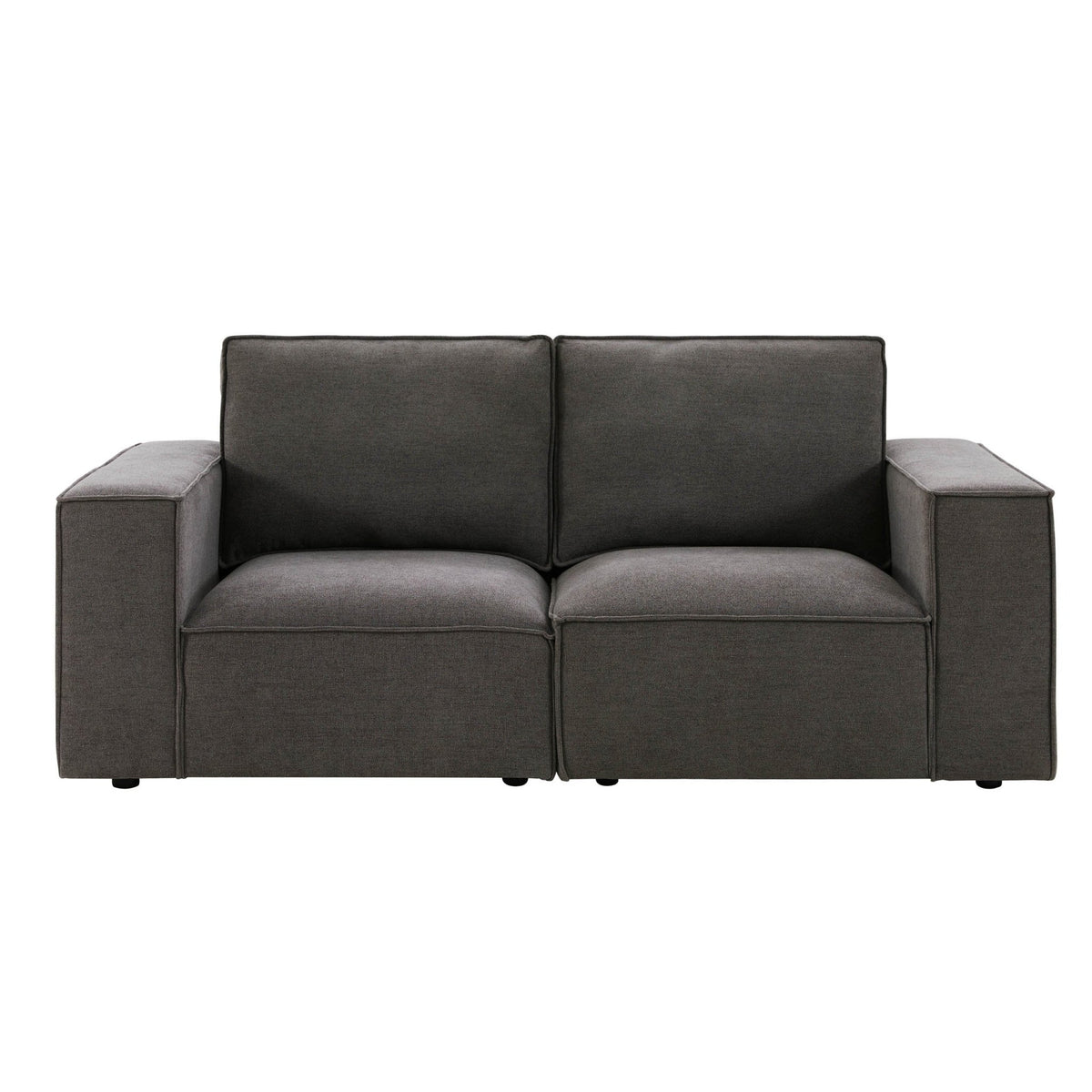 Brooklyn 2 Seater Sofa - Chenille Ash Grey - DUSK
