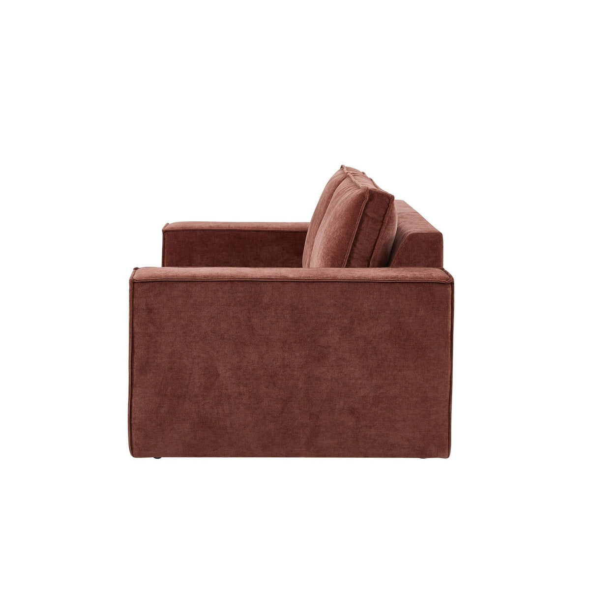 Brooklyn 2 Seater Sofa - Chenille Dark Rust - DUSK