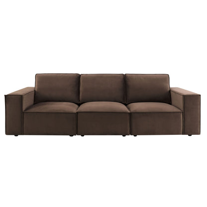 Brooklyn 3 Seater Sofa - Cappuccino - DUSK