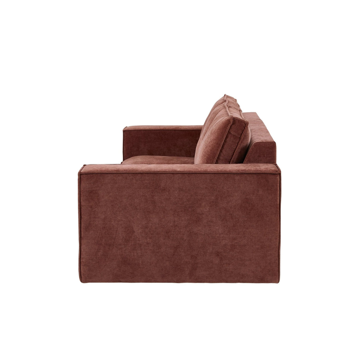 Brooklyn 3 Seater Sofa - Chenille Dark Rust - DUSK