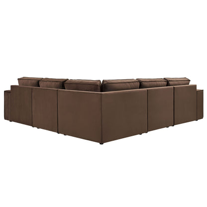 Brooklyn Large Left Hand Corner Sofa - Cappuccino - DUSK