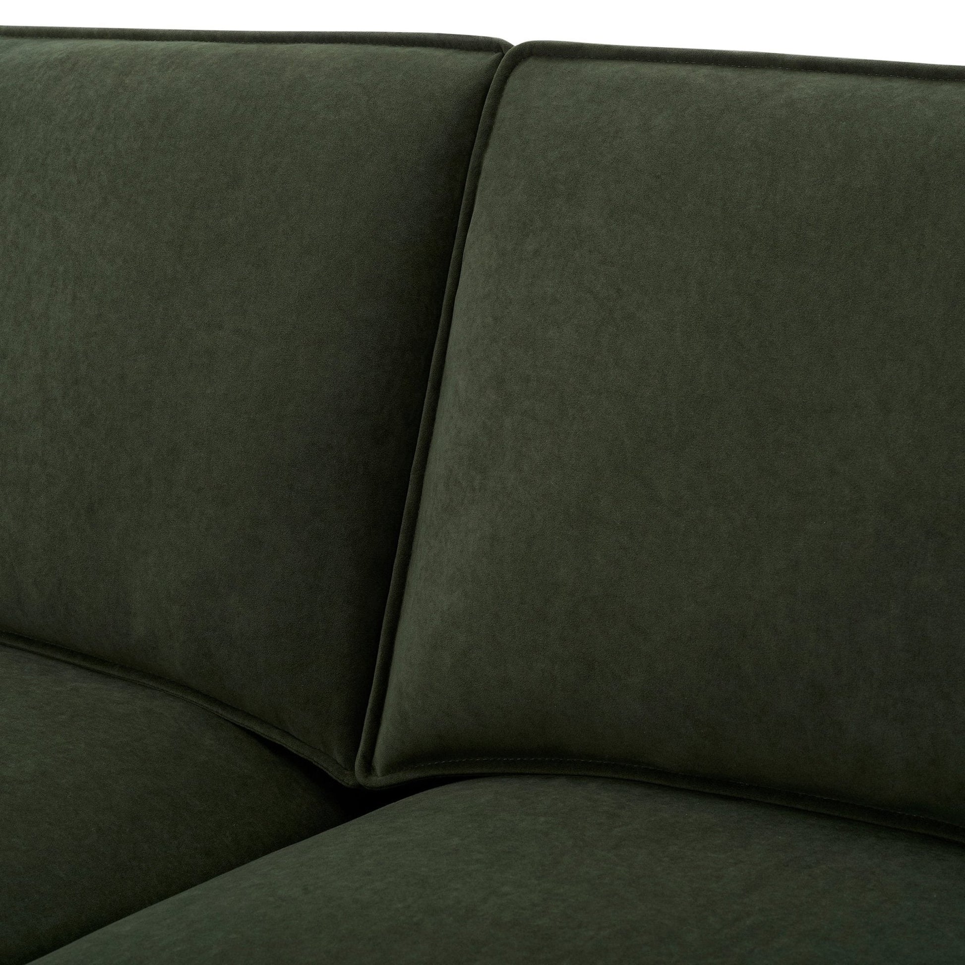 Brooklyn Large Left Hand Corner Sofa - Dark Olive - DUSK