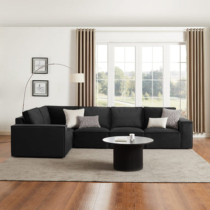 Brooklyn Large Left Hand Corner Sofa - Ink - DUSK