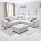 Brooklyn Large Left Hand Corner Sofa - Ivory - DUSK