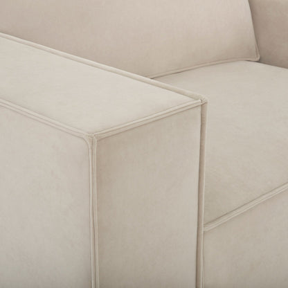 Brooklyn Large Left Hand Corner Sofa - Stone - DUSK