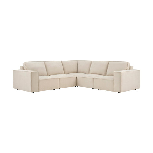 Brooklyn Large Left Hand Corner Sofa - Stone - DUSK