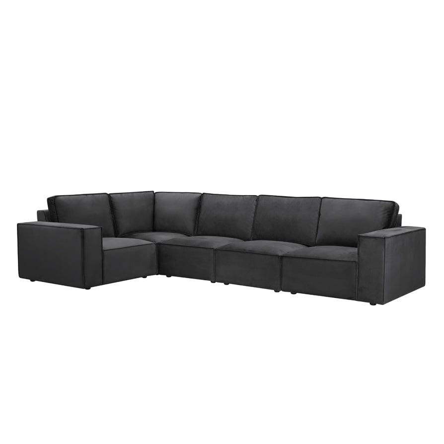Brooklyn Large Left Hand Facing L-Shape Sofa - Ink - DUSK