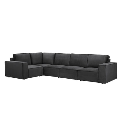 Brooklyn Large Left Hand Facing L-Shape Sofa - Ink - DUSK