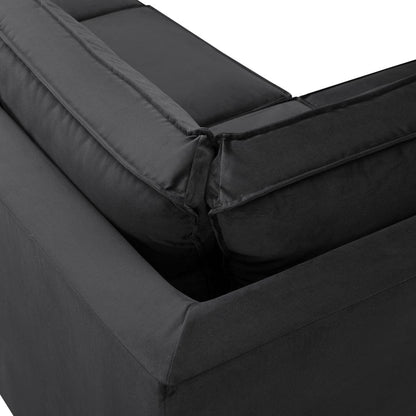 Brooklyn Large Left Hand Facing L-Shape Sofa - Ink - DUSK