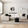 Brooklyn Large Left Hand Facing L-Shape Sofa - Ivory - DUSK