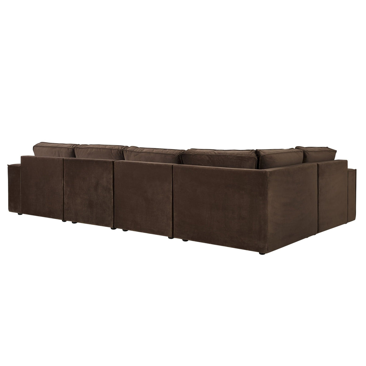 Brooklyn Large Left Hand L - Shape Sofa - Cappuccino - DUSK