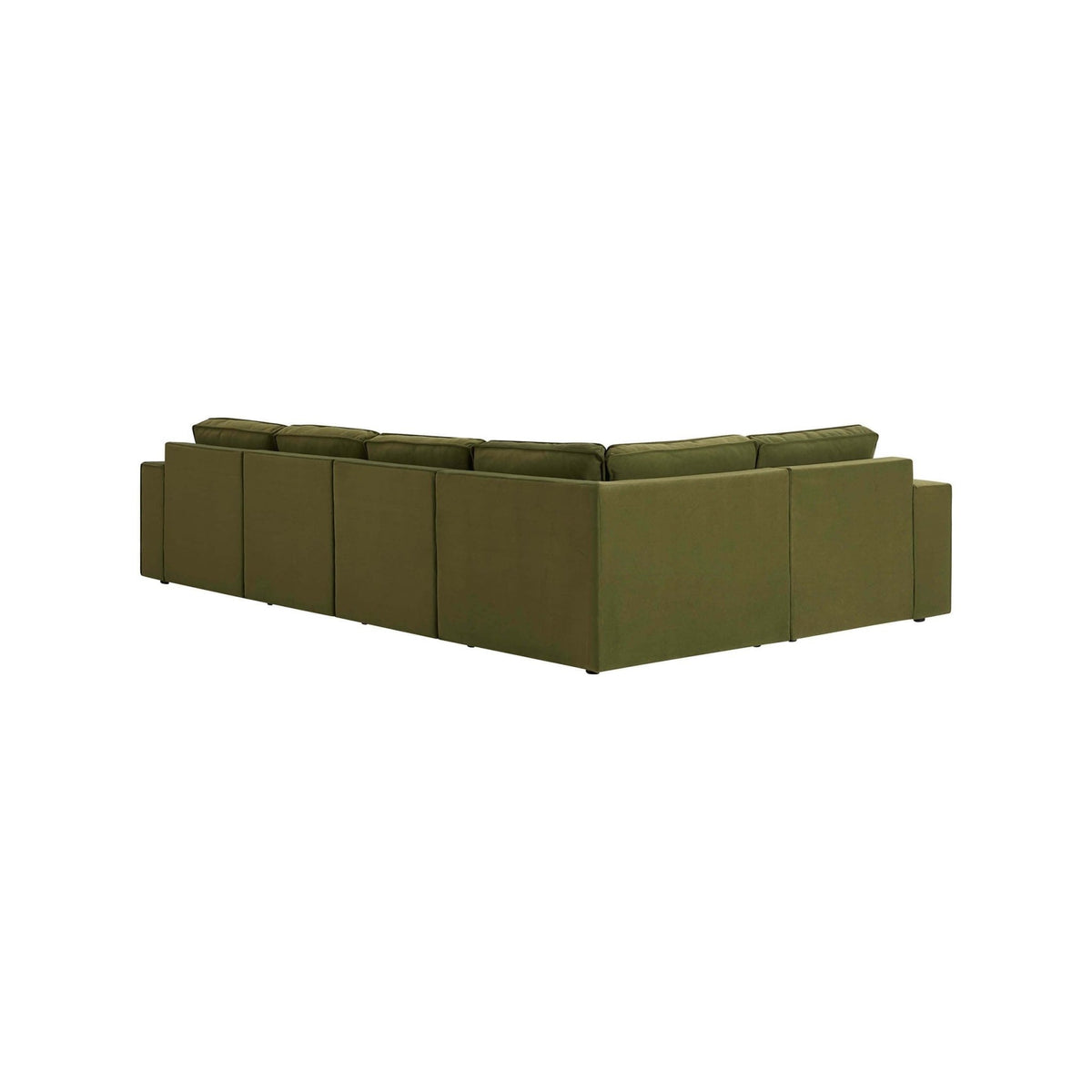 Brooklyn Large Left Hand L-Shape Sofa - Muted Moss - DUSK